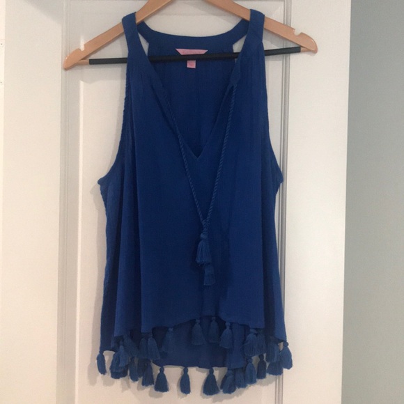 Lilly Pulitzer Tops - Lilly Pulitzer Tassel Top